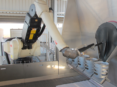 Defence's semi-automated explosive ordnance inerting capability