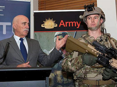 Minister for Defence Science and Personnel, Warren Snowdon launching the Diggerworks study. A photograph Minister for Defence Science and Personnel, Warren Snowdon launching the Diggerworks study.