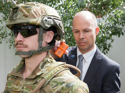 Under the Next Generation Technologies fund, two small businesses will receive $700,000 to develop a Black Box for soldiers - a Fight Recorder (pictured).